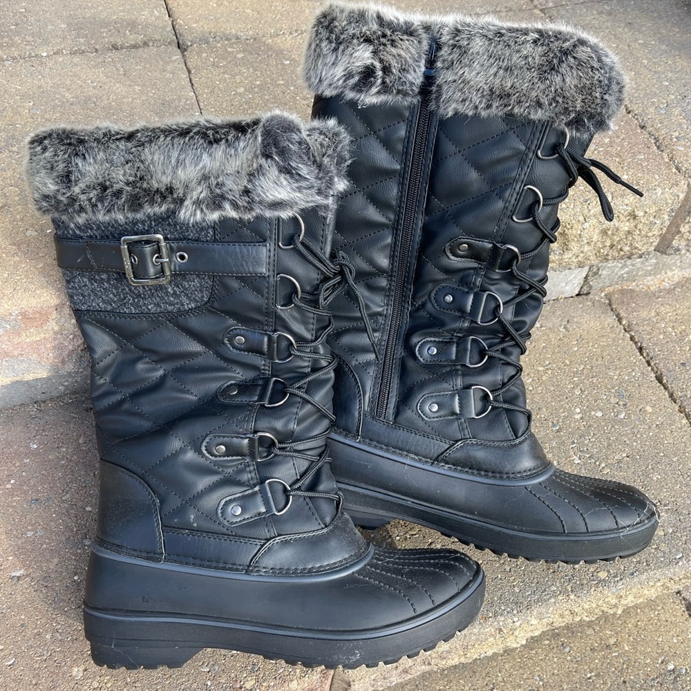 Faux Fur lined Winter Boots